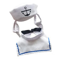 Navy Sailor Cat Costume