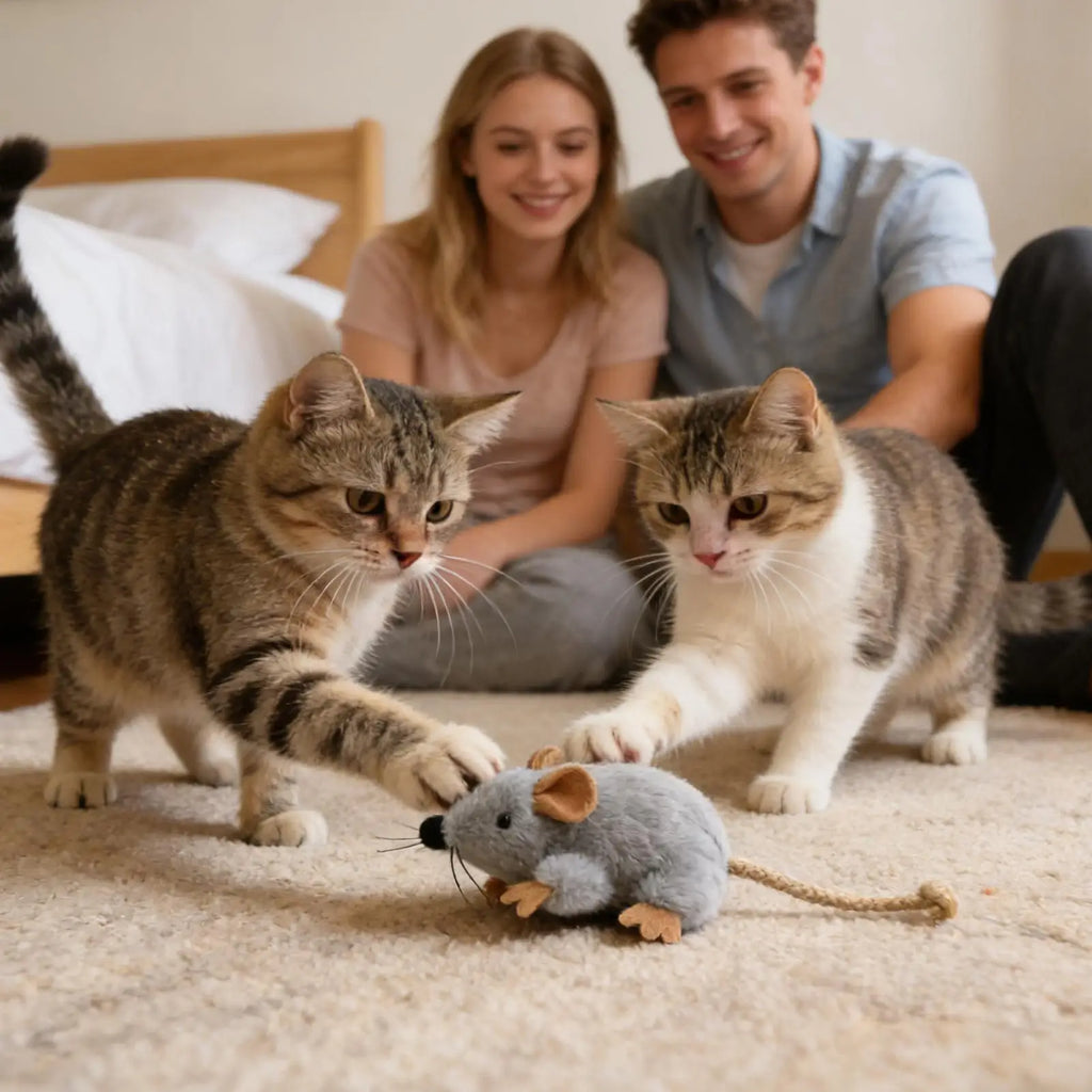 Cat Mouse Toy with Built-in Sound
