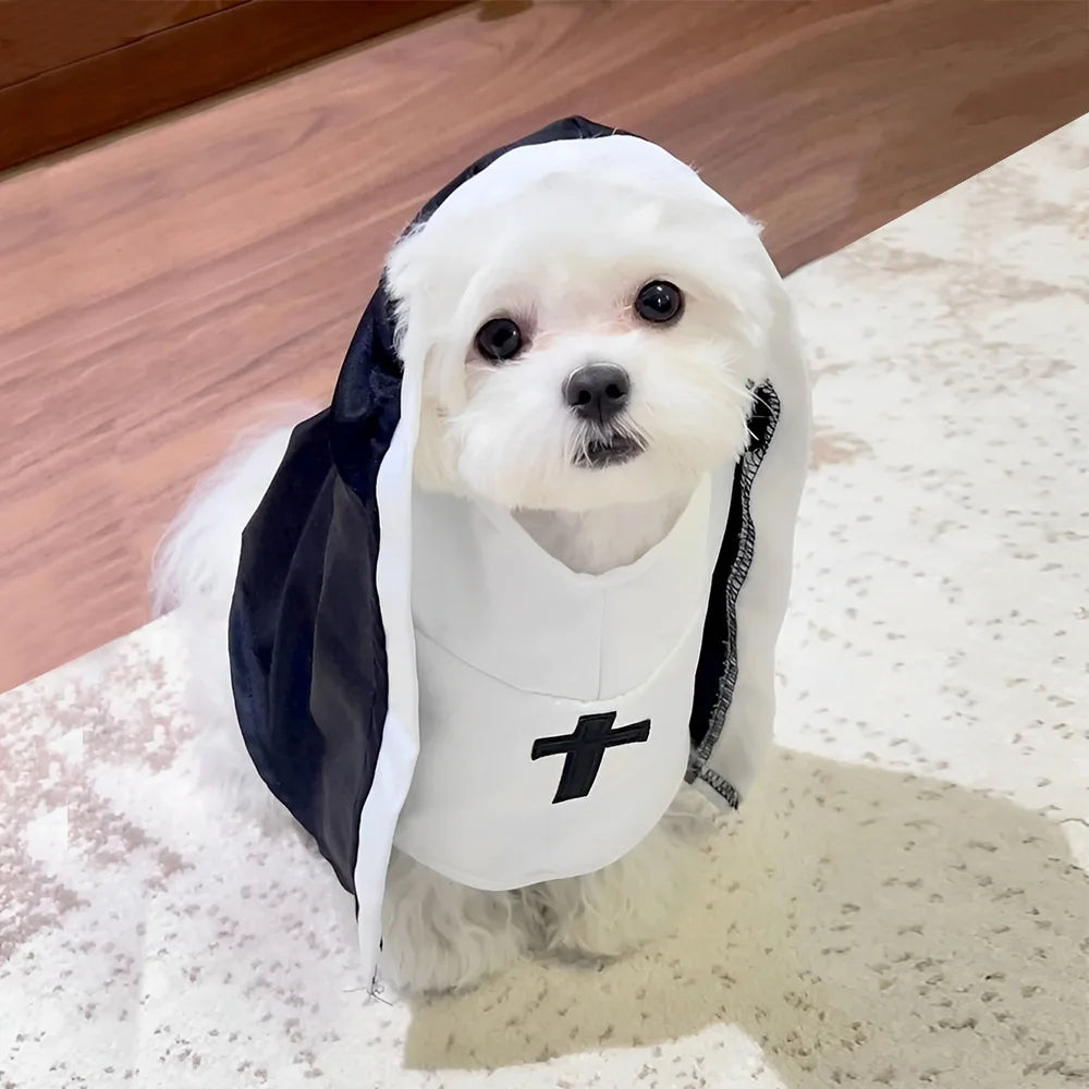 Funny Nun Cat Costume