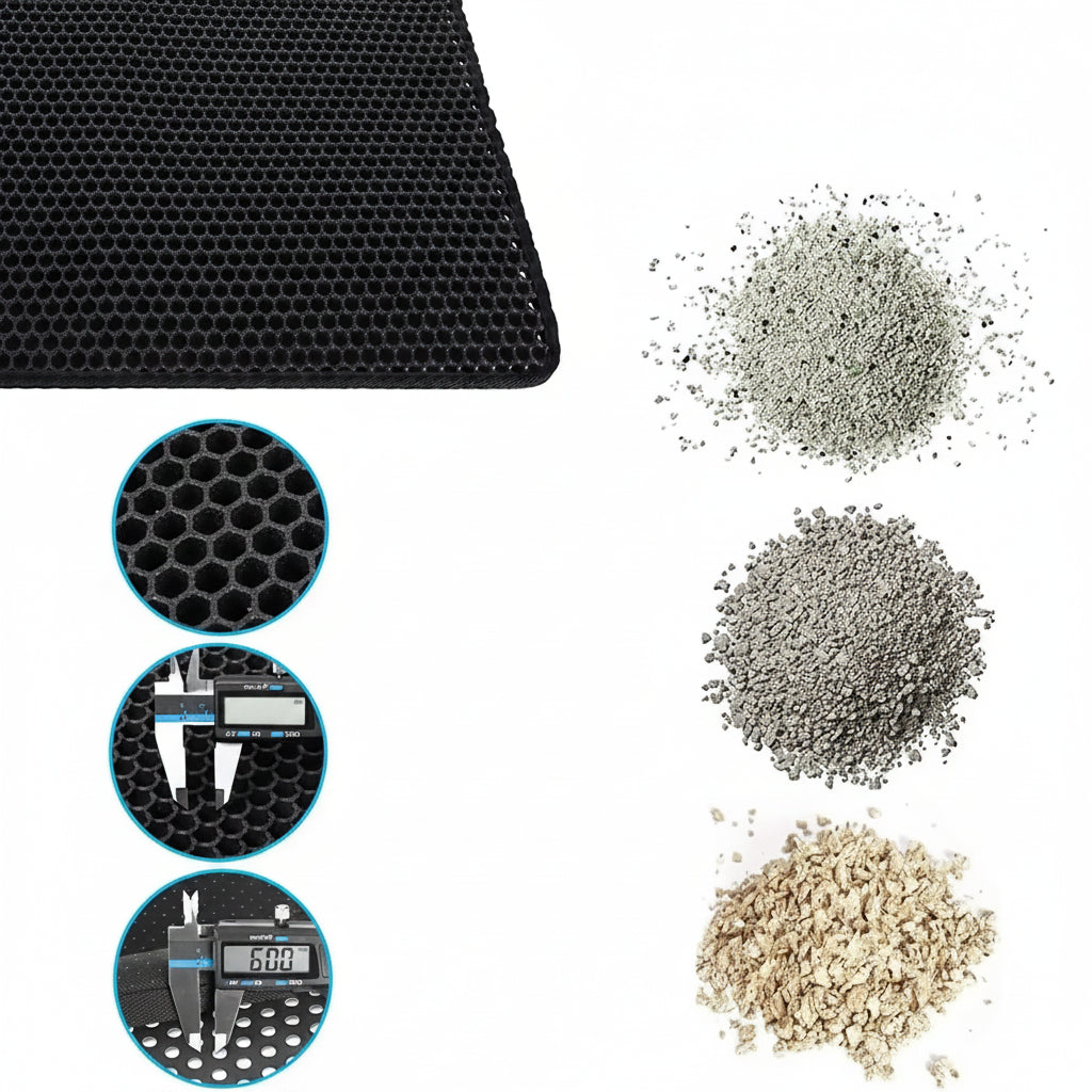 Cat 2-Layer Litter Mat