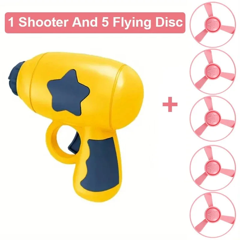 Flying Disc Gun Cat Toy