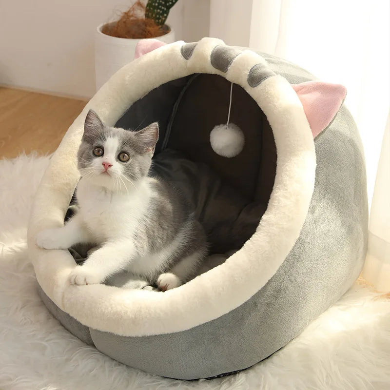 Cartoon Cave Cat Bed
