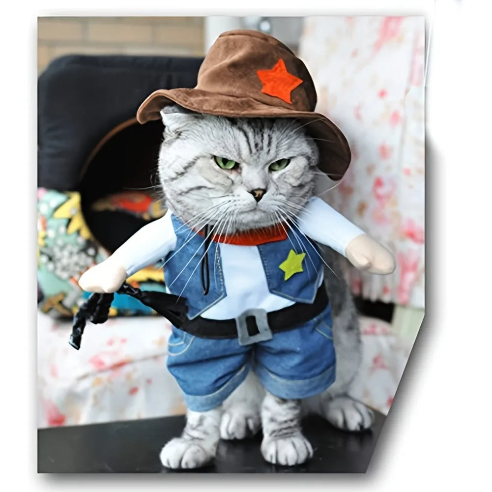 Cowboy Cat Costume