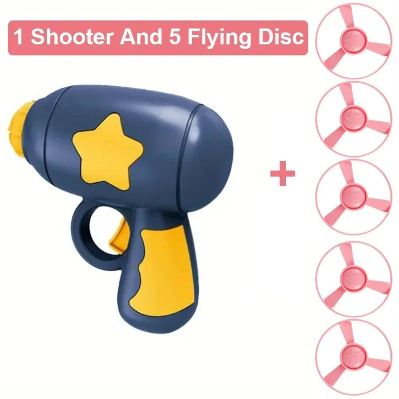 Flying Disc Gun Cat Toy