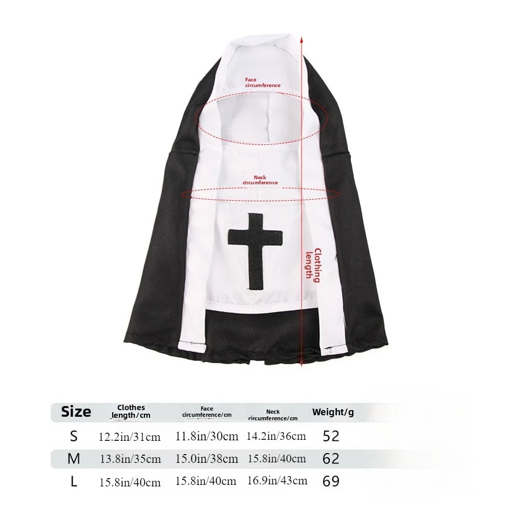 Funny Nun Cat Costume