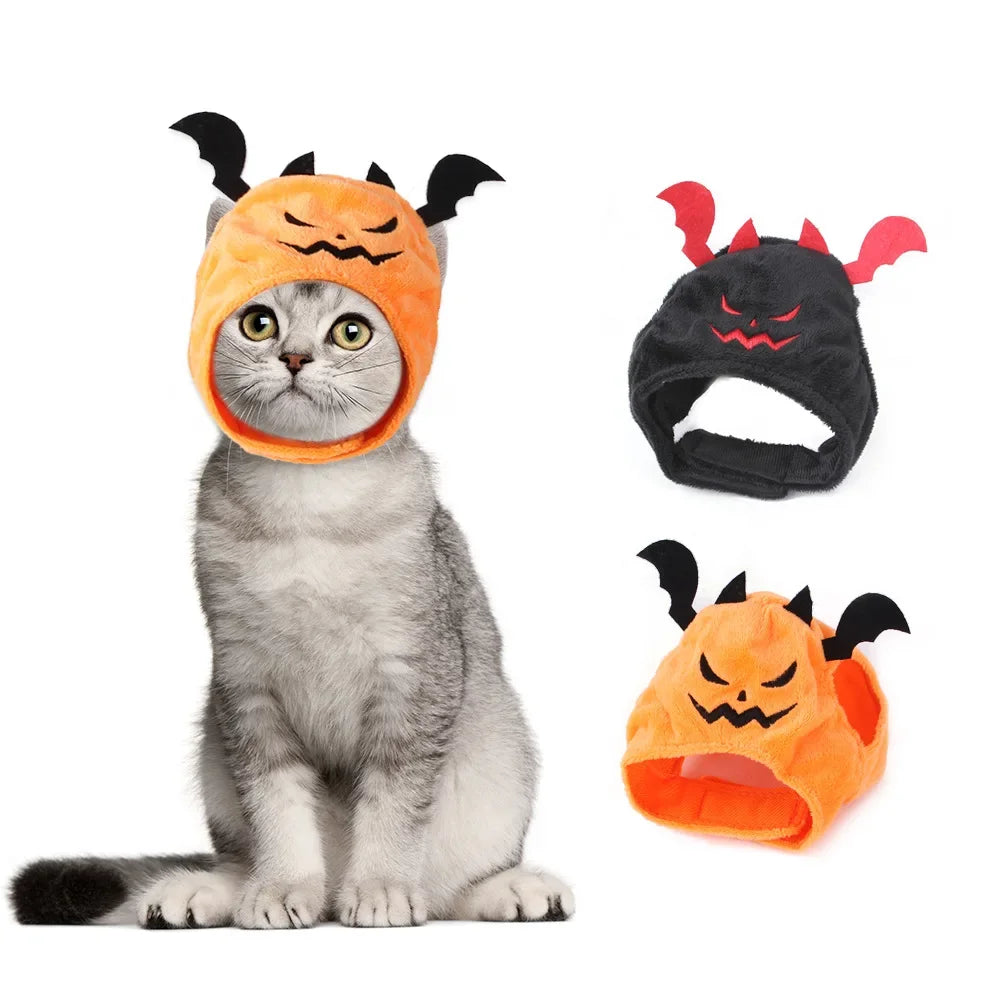 Bat and Pumpkin Hat