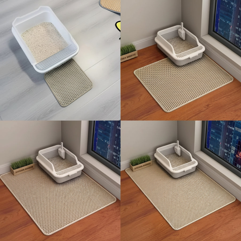 Cat 2-Layer Litter Mat