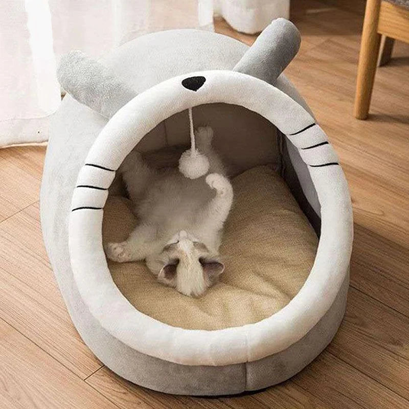 Cartoon Cave Cat Bed