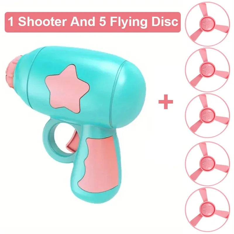Flying Disc Gun Cat Toy
