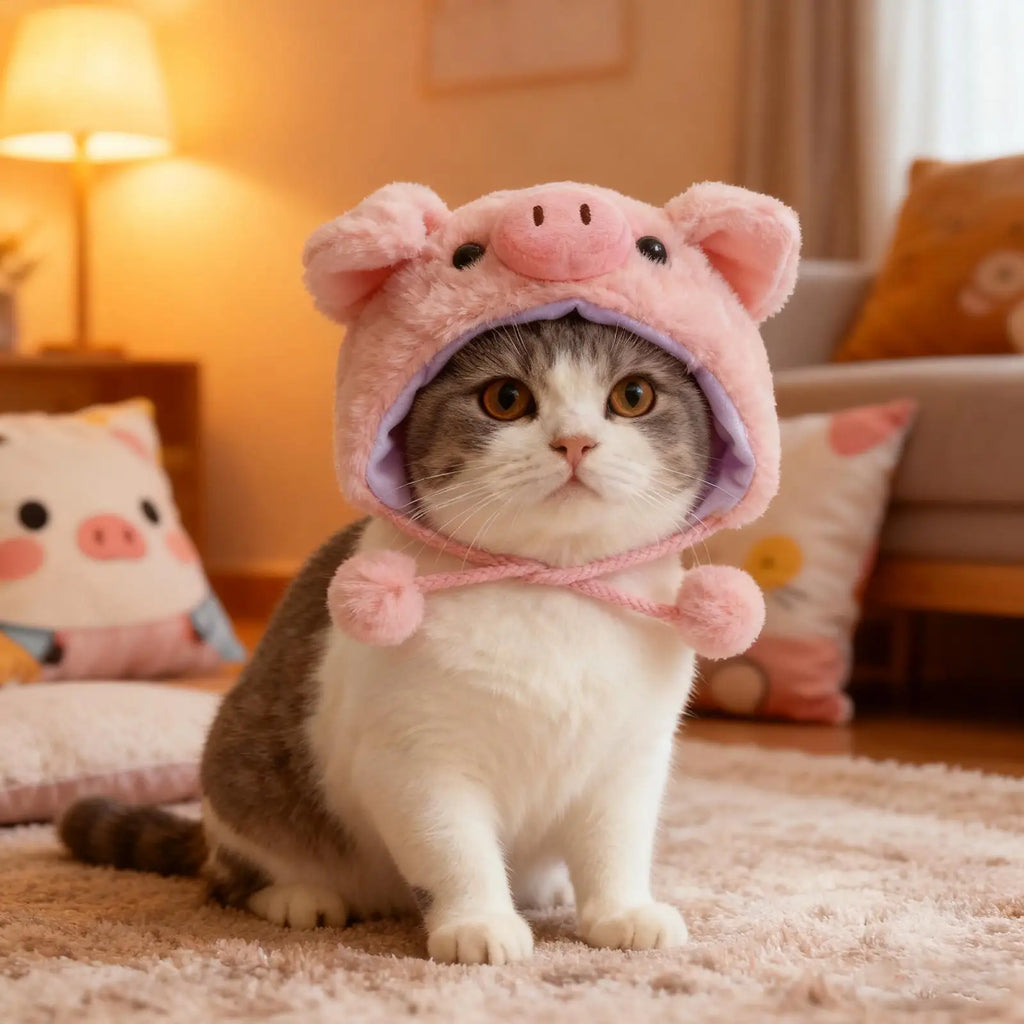 Animal Headwear Cat Hat