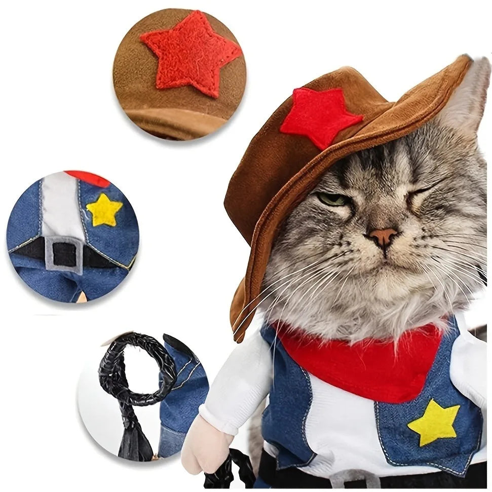 Cowboy Cat Costume